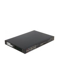Resim Dahua Pfs3220-16gt-240, 16 Port, Gigabit, Poe 240w, 2 Port Gigabit Uplink, 2 Port Gigabit Combo Sfp, Yönetilemez, Rack Mount Switch 