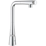 Resim Grohe Eviye Bataryası Spiralli Smartcontrol Zedra Krom - 31593002 