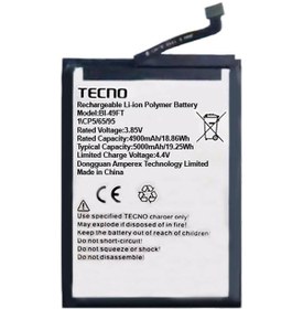 Resim Tecno Spark 6 Go Batarya Pil Batarya 