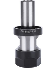 Resim Moveevo Alloy Er20a Kramponlu Uzatma Çubuğu - 3/4" Delik Çapı, 1.38 İn Yükseklik, Taşlama Makinesi İçin Dayanıklı Ve Pratik 