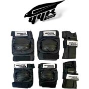 Resim WİNNER MOTORS Dizlik Dirseklik Ellik. 6 Parça Vücut Koruma Korumalık Spor ve Sürüş Ekipmanı M-L Yetişkin 