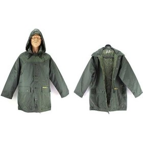 Resim Mustad Kapitoneli Yağmurluk Kapişonlu Haki Xl Haki 