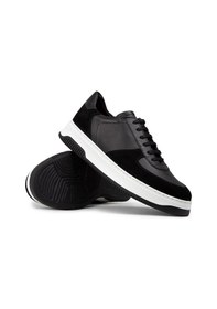 Resim Deery Hakiki Deri Siyah Erkek Sneaker Ayakkabı - 01965Msyhe02 Siyah 