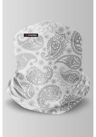 Resim White Vibe Motorcu Buff Maske Outdoor Boyunluk Unisex Bandana Beyaz 