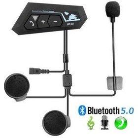 Resim Bt22 Kask Kulaklık Bluetooth Motosiklet Kulaklık 5.0 
