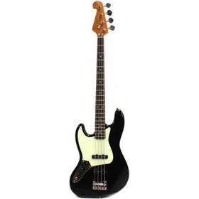 Resim SX Jazz Kasa Solak Bas Gitar (Siyah) 