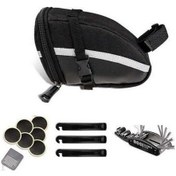 Resim Pazly Bag With Tools Kits Alet Setleri Eyer Çantası, Çok Renkli, U Shape, Yansıtıcı Şerit, 1.2l Kapasiteli Çok Renkli 