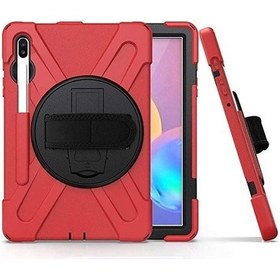 Resim Samsung Uyumlu Galaxy Tab S6 10.5 Sm-T867 2019 Shockproof Lüx Kılıf 