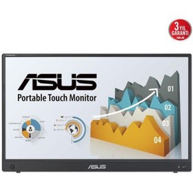 Resim ASUS 16" Dokunmatık Zenscreen Mb16amtr 5ms 60hz Mhdmı-usbc Bataryalı Taşınabilir Monitör 