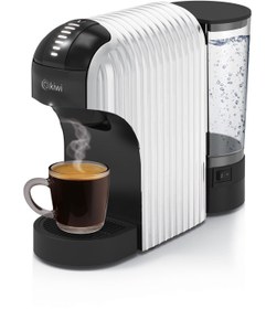 Resim Kiwi Kcm-7597 Multikapsül Kahve Makinesi Beyaz Nespresso / Tchibo / Toz Kahve ile Uyumlu 