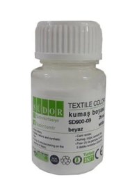 Resim Kumaş Boyası Tişört Çanta Tekstil Boyası 25 Ml 1 Adet Südor Kumaş Boyası Beyaz 