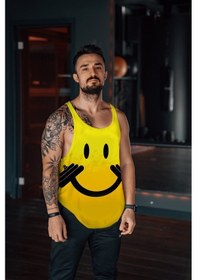 Resim Fitness Atlet Tank Top Dijital Baskı (530689832) 