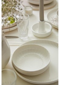 Resim Kütahya Porselen Bone Crest 18 Parça 6 Kişilik Yemek Takımı 