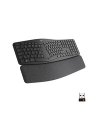 Resim Logitech Ergo K860 - Bölünmüş Tuş Düzenine Sahip Kablosuz Ergonomik Klavye, Fr Azerty - Grafit 