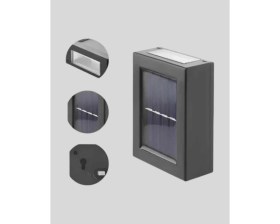 Resim Store Mania Ieg™ 6 LED Güneş Enerjili Sensörlü Lamba – Akıllı Işık Sensörlü, Enerji Tasarruflu Bah 