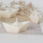 Resim 1 adet Diy El Yapımı Kağıt Tekne Mum Yapımı Silikon Kalıplar Masa Süslemeleri Kağıt Tekne Silikon Mum Kalıpları El Sanatları Kalıpları Kokulu Mum Yapımı Kalıpları 