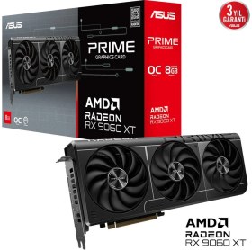 Resim Binbir Göz Bilgisayar Asus PRIME-RX9060XT-O8G Amd Radeon RX9060XT 8gb Gddr6 128BIT 1xhdmı 2xdp Ekran Kartı 