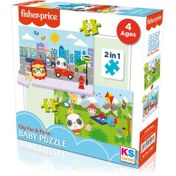 Resim FP 13407 Fisher Price Baby Puzzle City Fun Picnic 2In1 