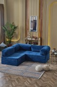 Resim Dekoport Relax Sofa Köşe Takımı Fitilli Kadife, Yıkanabilir, Silinebilir, Pratik Yer Yatağı, 50 Dns Bondex 