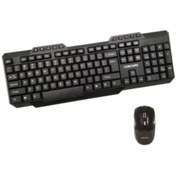 Resim Concord C-50 Kablosuz Klavye Mouse Seti Q Klavye Pratik Kullanım 