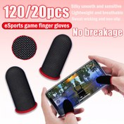 Resim Yüksek Hassasiyetli Oyun Parmak Kılıfları, 120 Adet ve 20 Adet Setler, Karbon Fiber Oyun Parmak Kılıfları, Nefes Alabilen Ter Dirençli Dokunmatik Ekran Eldivenleri Mobil Oyunlar ve Tüm Dokunmatik Cihazlar İçin, Oyun Parmak Kılıfları, Oyun Aksesuarları, Şık Eldiven Tasarımı, Kaymaz Eldivenler, Ter Dirençli Eldivenler, Dokunmatik Eldivenler, Dokunmatik 