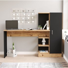 Resim Robin Home Arthur Kitaplıklı Çalışma Masası 
