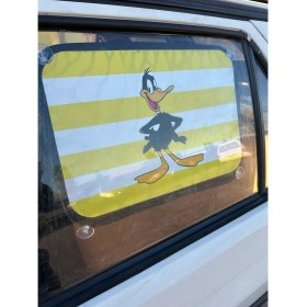 Resim Baskılı Yan Cam Perde Aksesuar ’daffy Duck’ (Tüm Otolara Uygundur.) 