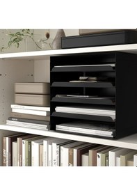 Resim Evrak Rafı, Antrasit, Genişlik: 32 Cm Derinlik: 25 Cm Yükseklik: 32 Cm 
