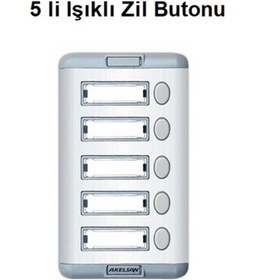 Resim 5 Li Işıklı Zil Butonu 