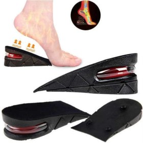 Resim Elite AVM 5cm Hava Yastıklı Boy Uzatıcı Tabanlık Uzatan Ayakkabı Uzatma Tabanlığı Gizli Topuk Taban Yükseltici 5 cm 