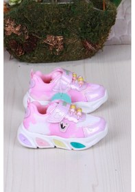 Resim Vicco 346.b25y.177 Pembe Gelato Hafif Rahat Işıklı Kız Çocuk Ayakkabı Pembe 