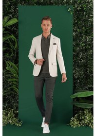 Resim Efor C 636 Slim Fit Taş Spor Ceket Taş 