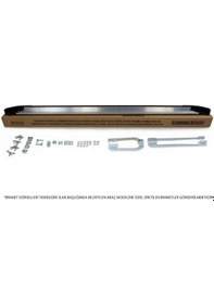 Resim Omsa Ford Tourneo Custom Dot Line Yan Basamak Siyah Kısa Şase 2012-2023 Arası 