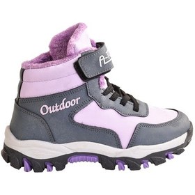 Resim Moda Onn Kız Çocuk İçi Tüylü Suya Dayanıklı Outdoor Kışlık Bot 001 