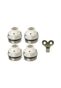 Resim Panel Radyatör ve Havlupan Hava Alma Purjör 4 Ad+1 Anahtar Metalik Gri 