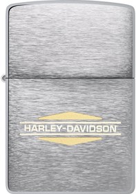 Resim Zippo Çakmak 200 Harley-davıdson 3 Numara Gri 