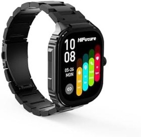 Resim HiFuture Ultra3 PRO Bluetooth 5.3 AMOLED Ekran IP68 Su Geçirmez 2.04 inç Arama Özellikli iOS & Android Uyumlu Nabız Spor Kan Oksijen Takibi 52mm Akıllı Saat Siyah 