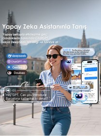 Resim Get D GETD GG24liteC1 Akıllı Gözlük – Çeviri, Müzik ve Arama Özellikli Bluetooth Gözlük(KAMERASIZ) 