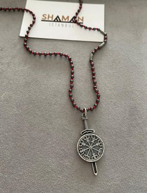 Resim Viking Tılsımı Madalyon - Yeşil 