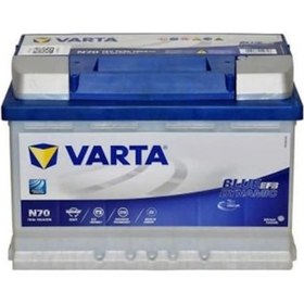 Resim Varta 12V 70 Ah 760A Start-Stop Efb N70 Akü 
