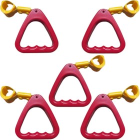 Resim caraks Araç içi tutamaç üçgen el tutamağı askı fonksiyonel tofaş dolmuş otobüs ofis ev kırmızı 5 adet 