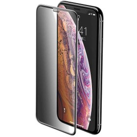 Resim Apple iPhone X \u002F XS Anti-Dust Privacy Hayalet Full Ekran Koruyucu 