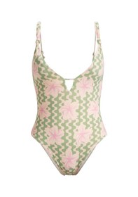 Resim Roxy Roxy Hibiscus Daze One Piece Kadın Mayo Ghz5 Çok Renkli 