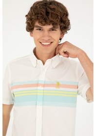 Resim U.s. Polo Assn. Erkek Mint Gömlek Kısa Kollu 50283688-vr090 Mint 