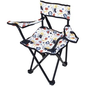 Resim Kapella Çocuk Kamp Sandalyesi Sırtı Açık Taşıma Askılı 