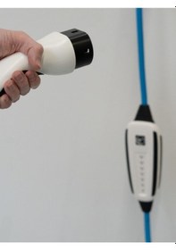 Resim Çantalı Başlangıç Set 16a 11kw 5 Metre Ac Mobil Elektrikli Araç Şarj Istasyonu Ev Prizli Wallbox 11 Kw 