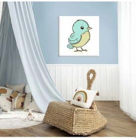 Resim Mutlu Kuş Kanvas Tablo 