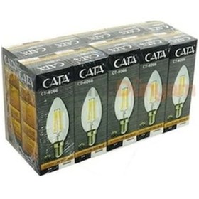 Resim Cata 10 Adet Ct-4066 Rustik Led Buji Ampul(4W) 