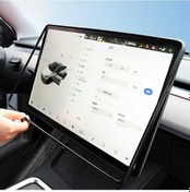 Resim Dancemonkey Tesla 3 Y Model Araba Ekranı Montaj Çerçevesi Siyah 