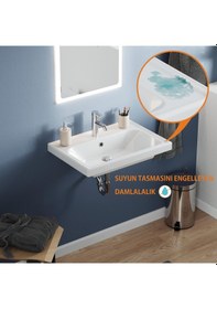 Resim Turkuaz Frame Lavabo 65 x 45 CM Beyaz 